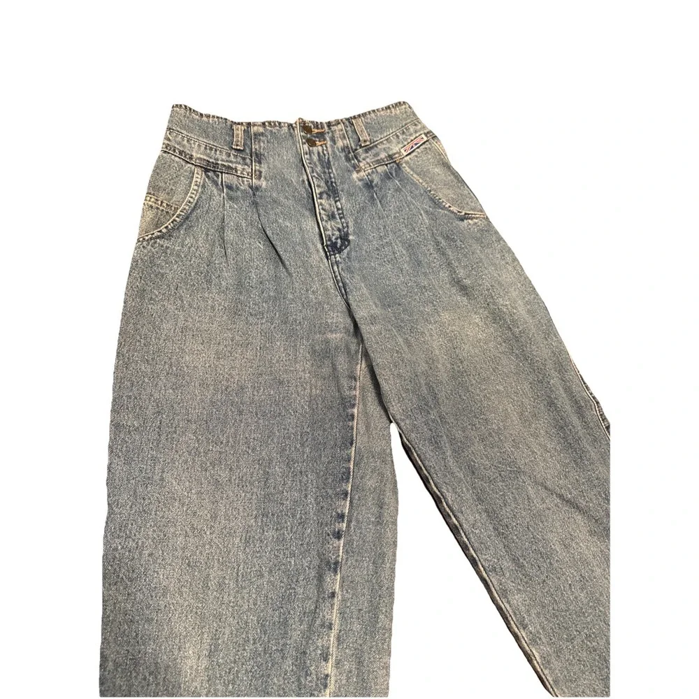 Vintage Britannia Jeans Women's Size 12 Plaid‎ Lined High Waist Tapered 80s 90s